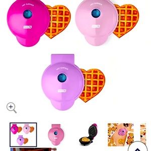 Mini Heart Waffle Maker